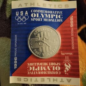 Commemorative Olympic Sport Medallion 1996 New